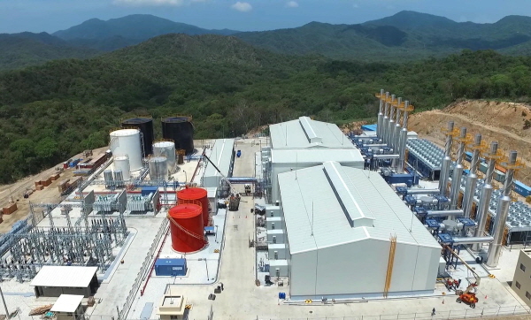 현대중공업이 콜롬비아에 준공한 ‘떼르모노르떼(Termonorte) 엔진발전소’ 전경