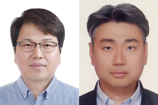한국전기연구원 김근주 책임연구원(왼쪽), 이상화 책임연구원(오른쪽)
