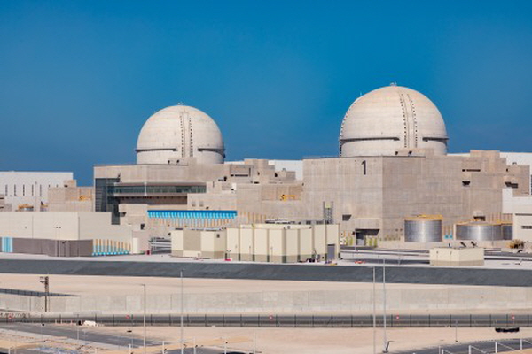 UAE 바라카 원전 1, 2호기 전경