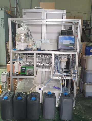 40LPh급 대용량-고순도 바나듐 전해액 제조용 촉매반응 시스템 