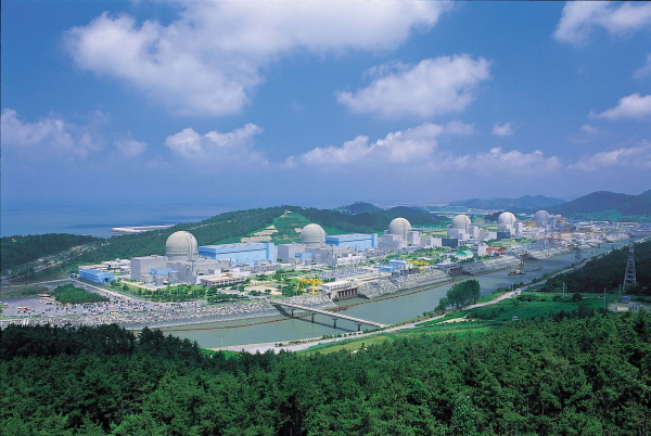 한국수력원자력 한빛원자력본부 전경