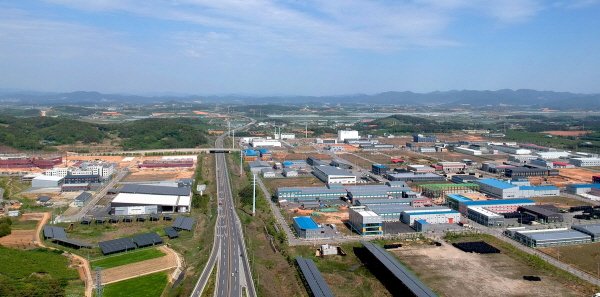 나주혁신산업단지 전경 모습(드론 사진)-(센터 부지와 무관)