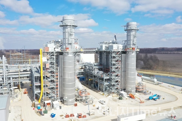지난 29일(현지 시각)부터 상업운전을 개시한 남부발전-DL에너지 미국 나일스 복합화력 발전소 전경