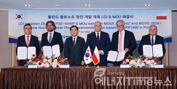 31일 서울 더플라자호텔에서 원전협력을 위한 한-폴 간 MOU 체결 및 기업 LOI를 체결했다.