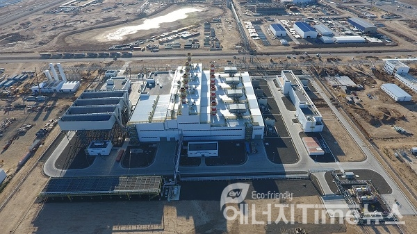두산에너빌리티가 2020년 카자흐스탄에 준공한 카라바탄 복합화력발전소 전경